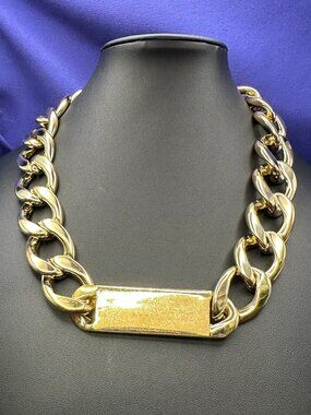 Lord & Taylor’s “424 Fifth” Large Link Gold-Tone Necklace